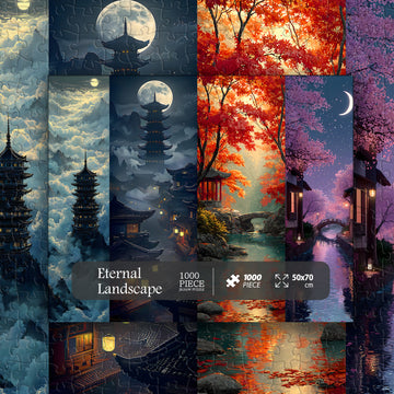 Puzzle Paysage éternel 1000 pièces